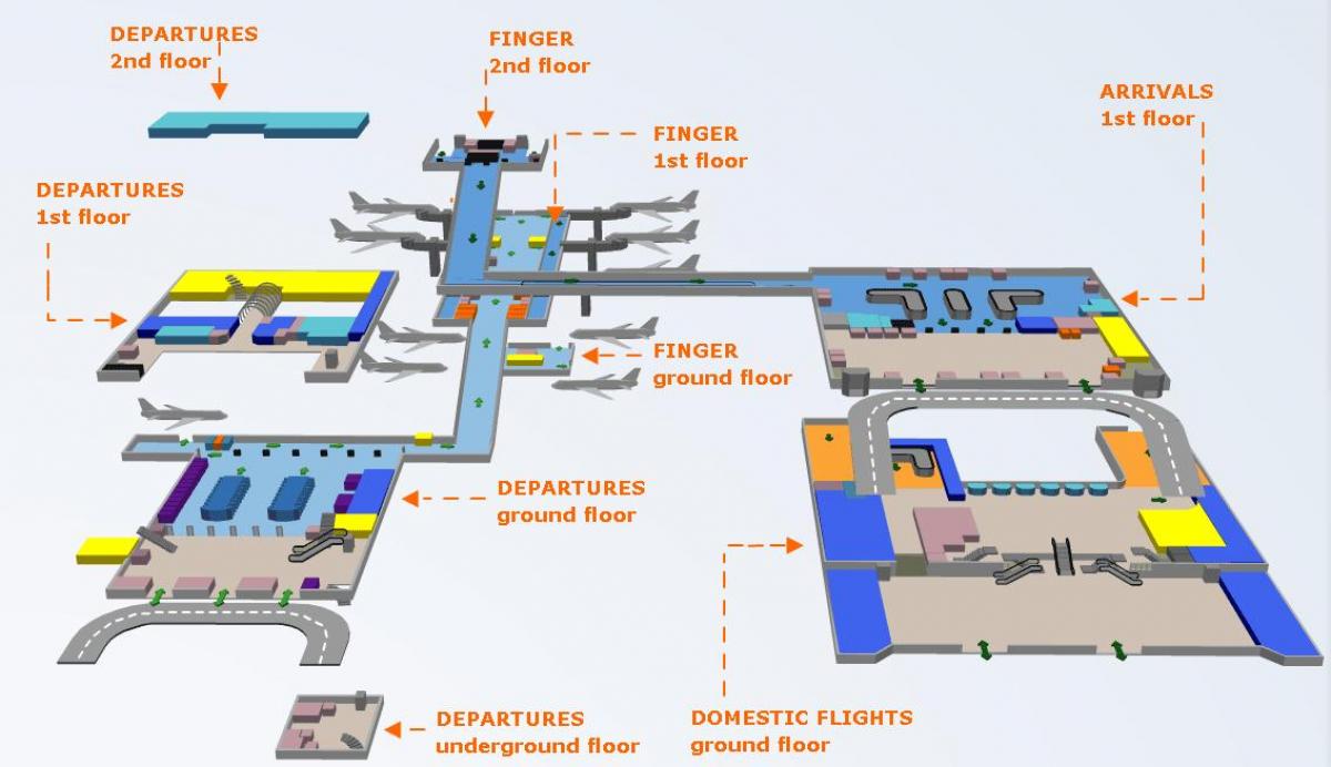 otp mapa do aeroporto