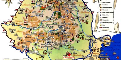 Excursões em bucareste mapa